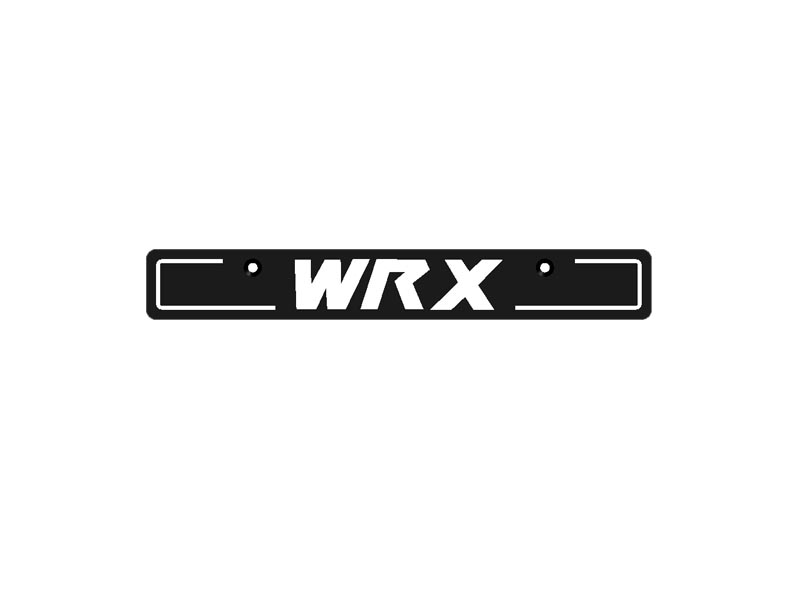 (06-15) Impreza - WRX License Delete (Black) - USDM Holes